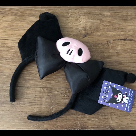 KUROMI (Sanrio)-NWT Soft black Headband - Picture 1 of 6